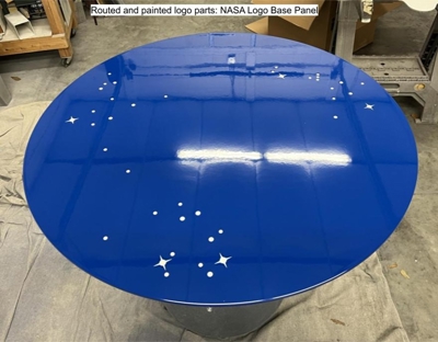 Custom Logo Fabrication - NASA Project Photo